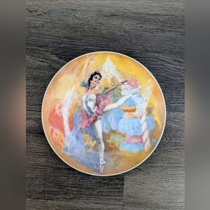 Vintage Nutcracker Ballet Plate Collection; Sugar Plum Fairy